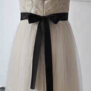 rhinestone bridal belt with bow, view 7 - MRSLM