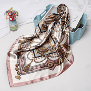 women's printed satin bandana scarf - MRSLM