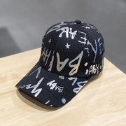 Knitted cotton flannel baseball cap, view 2 - MRSLM