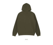 Retro Font European and American Style plus Velvet Hooded Pullover Street Fried Sweater - MRSLM