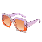 Women's handmade diamond sunglasses, view 5 - MRSLM