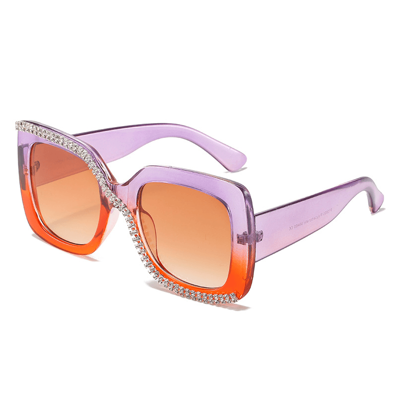 Women's handmade diamond sunglasses, view 5 - MRSLM