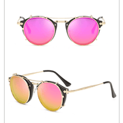 vintage flat lens metal sunglasses, view 11 - MRSLM