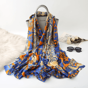 Art Scarf Summer Sunscreen Shawl Silk - MRSLM