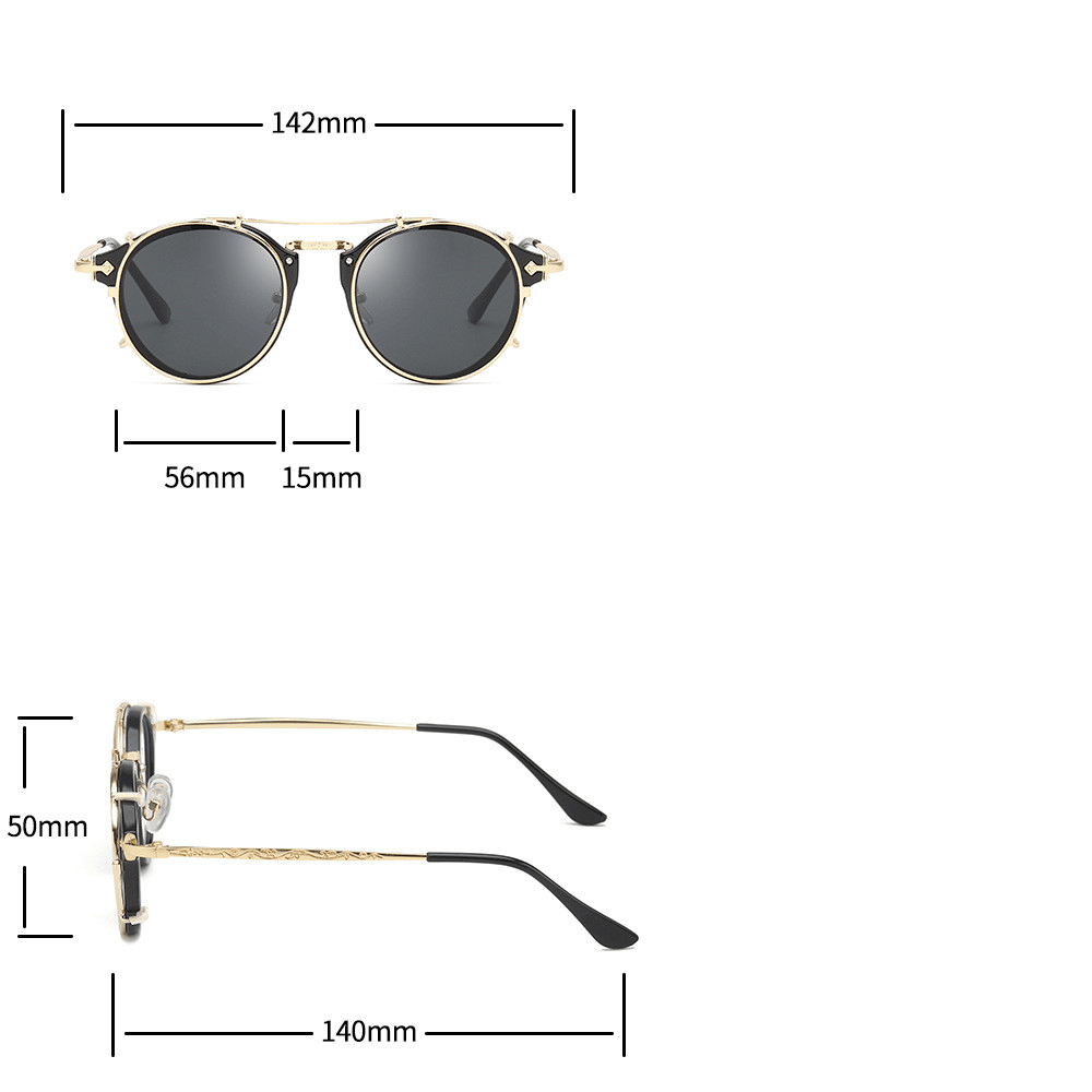 New Non Precision Flat Coat Metal Sunglasses