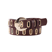 women's punk style decorative pin buckle belt, view 3 - MRSLM