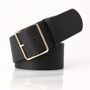 Women's wide belt with square pin buckle, view 6 - MRSLM