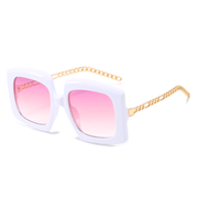 Women's cat-eye chain sunglasses, view 4 - MRSLM