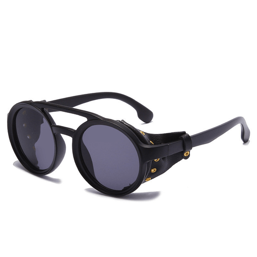 Round frame retro aviator sunglasses - MRSLM