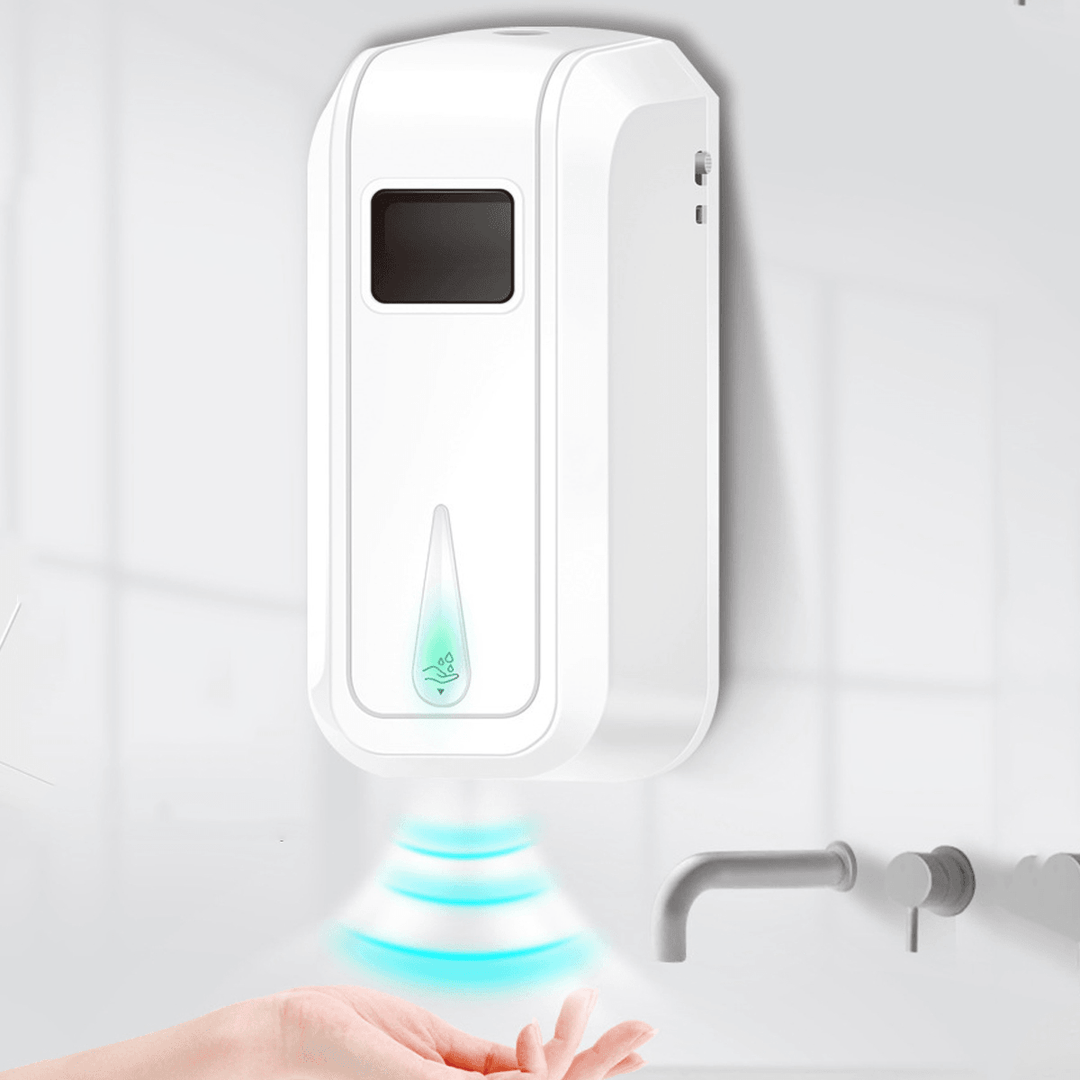 1.1L Soap Dispenser Auto Foam Hand Washer Non-Touch Induction Foaming Washer Device - MRSLM