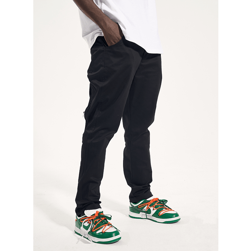 mens slim-fit casual trousers, view 4 - MRSLM
