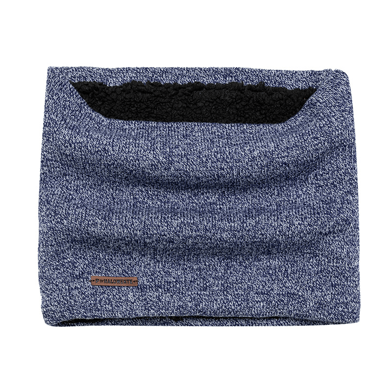men's knitted pullover scarf, view 13 - MRSLM