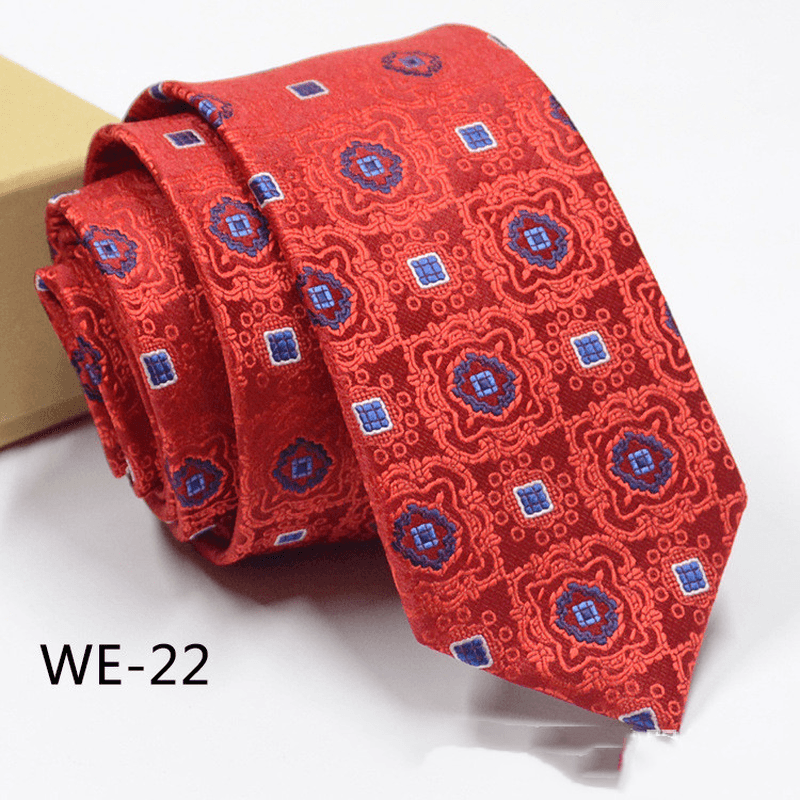 6CM Trendy Men'S 1960 Needle Fine Made Nano Waterproof Tie - MRSLM