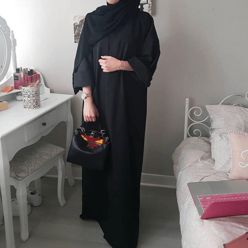 plain long robe cardigan, view 3 - MRSLM