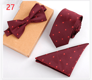 checked business bow tie, view 26 - MRSLM