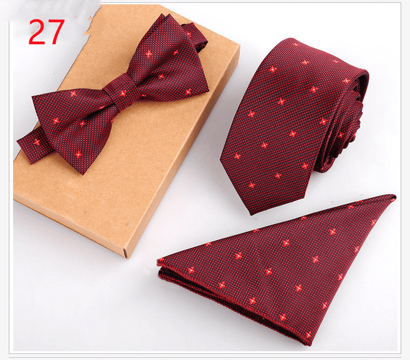 checked business bow tie, view 26 - MRSLM