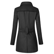 men's double-breasted trench coat, view 3 - MRSLM