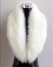 ladies thick faux fur scarf, view 4 - MRSLM