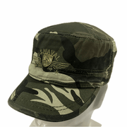 military style flat cap, view 3 - MRSLM