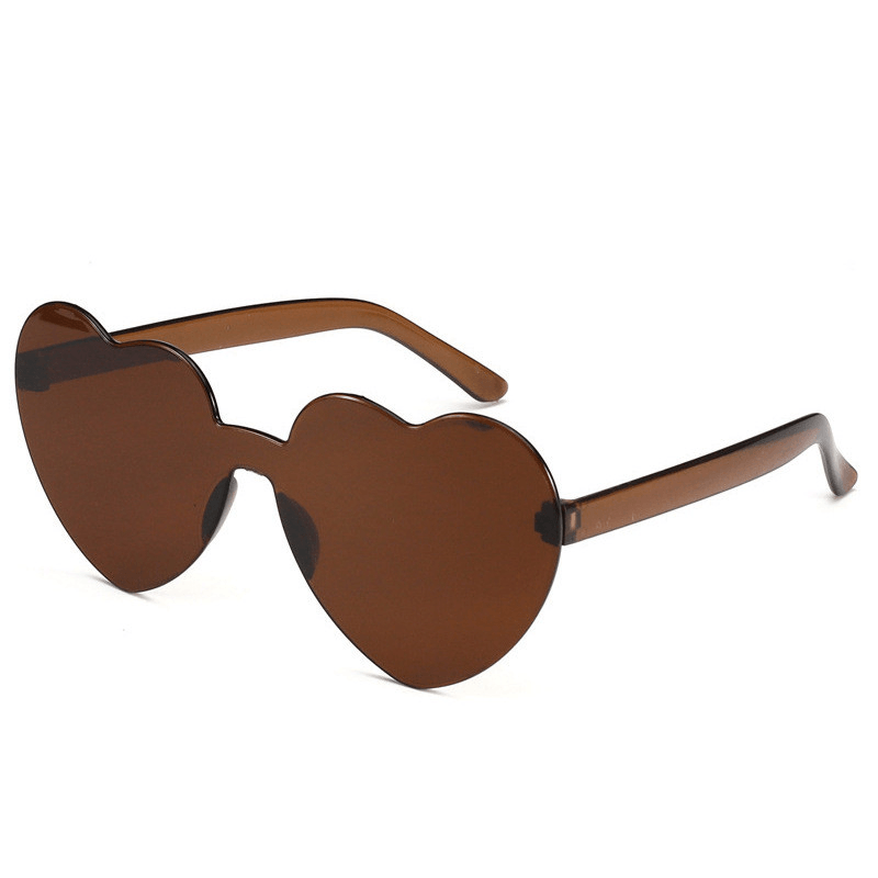 peach heart frameless sunglasses, view 14 - MRSLM