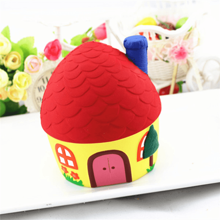 Squishy Lovely House 12Cm Soft Slow Rising Cute Kawaii Collection Gift Decor Toy - MRSLM
