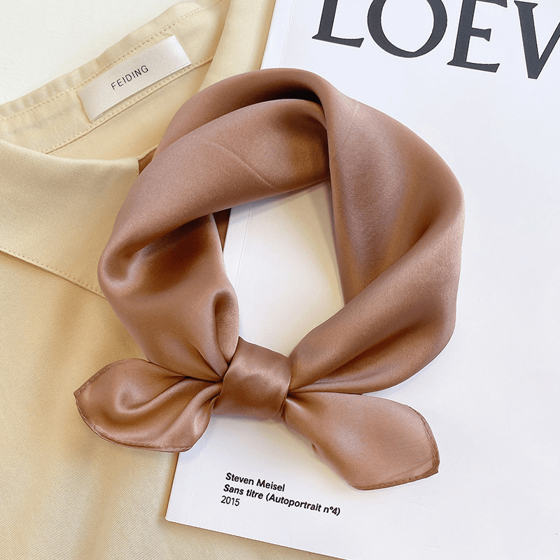 small square mulberry silk scarf, view 8 - MRSLM