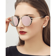 vintage flat lens metal sunglasses - MRSLM