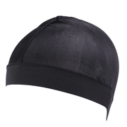 Faux silk night cap elastic headband, view 3 - MRSLM