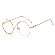metal full frame square glasses, view 2 - MRSLM