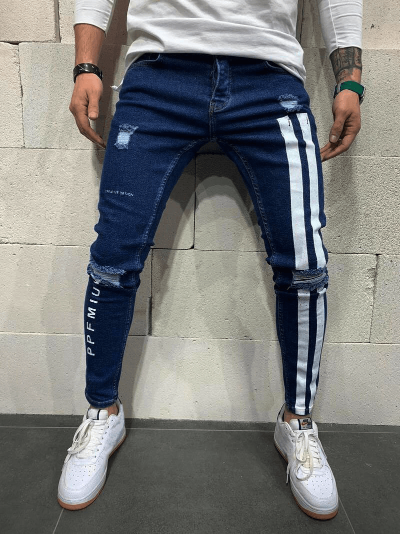 Men's ripped jeans, view 5 - MRSLM