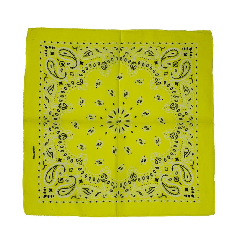 cashew flower square scarf headband - MRSLM