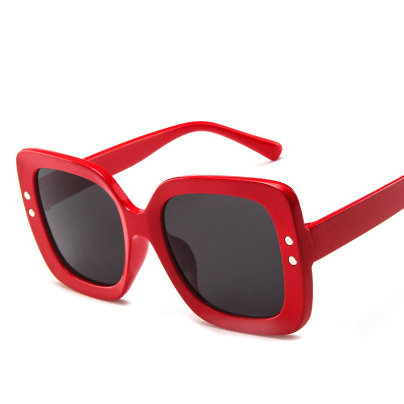 square retro rivet sunglasses, view 5 - MRSLM
