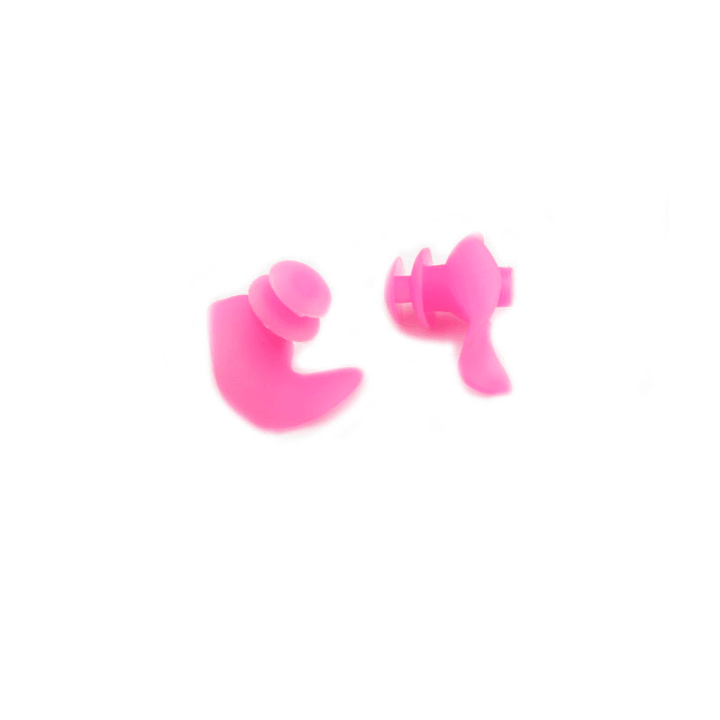 1 Pair Swimming Earplugs Professional Waterproof Silicone Ear Plugs Diving Swimming Surfing for Adult Kids - MRSLM