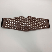 women's decorative PU leather waist belt, view 5 - MRSLM