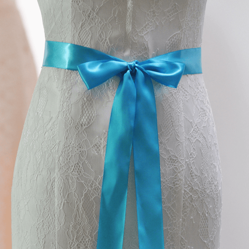 rhinestone bridal belt with bow, view 11 - MRSLM