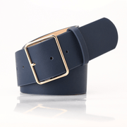 Women's wide belt with square pin buckle, view 7 - MRSLM