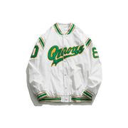 retro color block baseball jacket - MRSLM