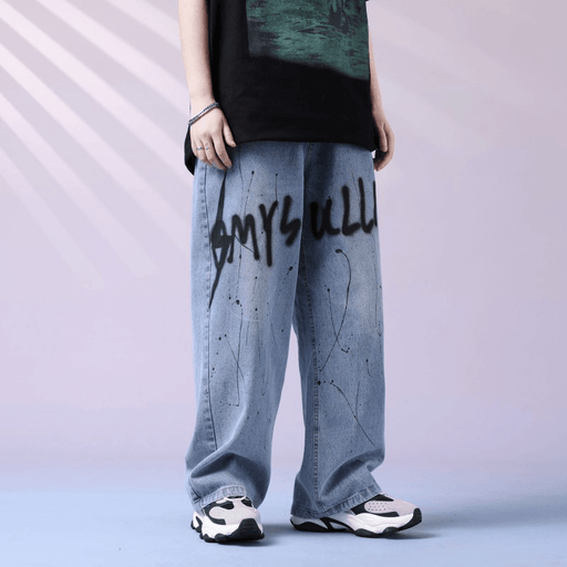 Sick Peak Vintage Belt Font Jeans - MRSLM