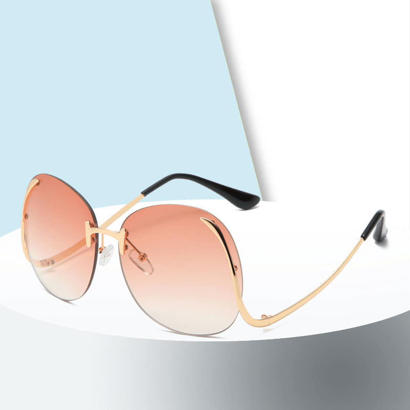 Frameless ocean lens sunglasses, view 3 - MRSLM
