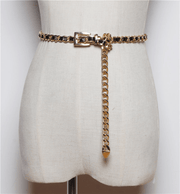 Women's woven waist belt for sweaters - MRSLM