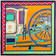 large square faux silk scarf, view 16 - MRSLM