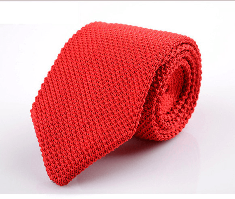 Korean Version of British Retro Fashion Wool Hand-Made Tide Sharp-Pointed Necktie - MRSLM