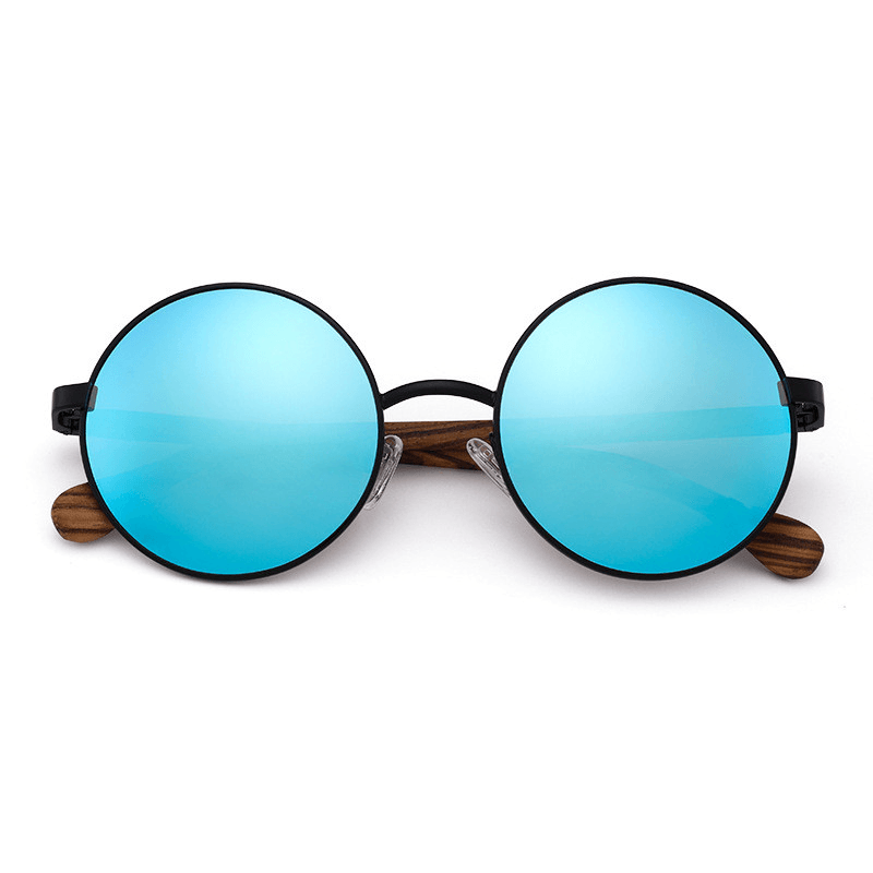 Metal retro polarized sunglasses, view 2 - MRSLM