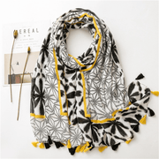 women's large rayon triangle scarf, view 6 - MRSLM