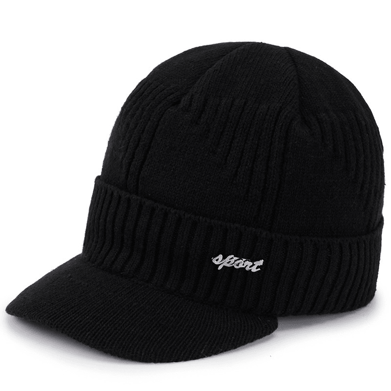 men's thick wool knitted hat - MRSLM