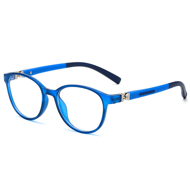 retro kids glasses frame flat lenses, view 4 - MRSLM