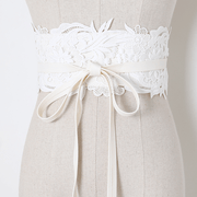 Retro lace waist band belt, view 3 - MRSLM