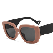 retro polygon contrast sunglasses, view 5 - MRSLM