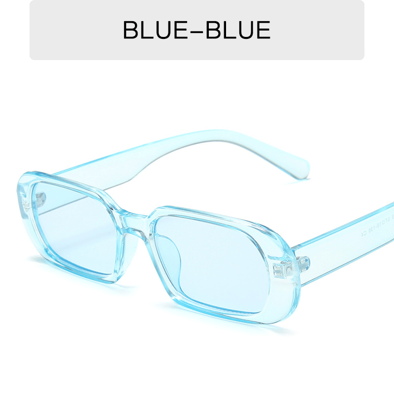 Retro small frame candy color sunglasses, view 12 - MRSLM