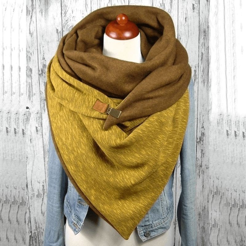 casual solid color shawl scarf, view 5 - MRSLM